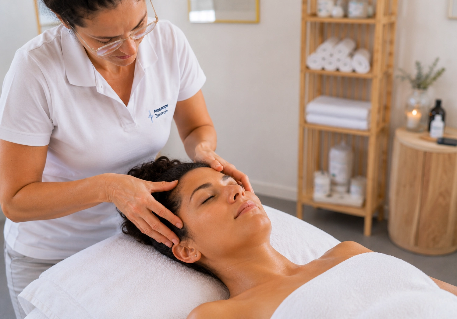 Massage bei verspannungsbedingtem Kopfschmerz für Thalwil